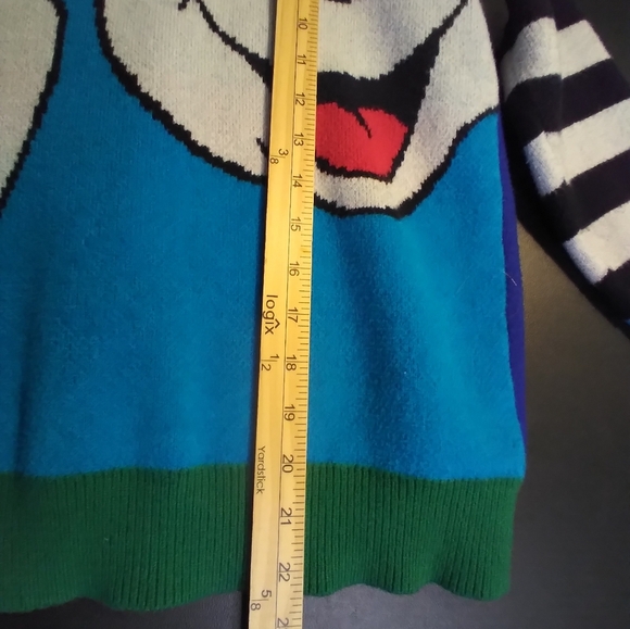 Vintage Mickey Mouse Crew Neck Sweater Colorful Casual Y2k Cartoon Fun - Picture 6 of 7